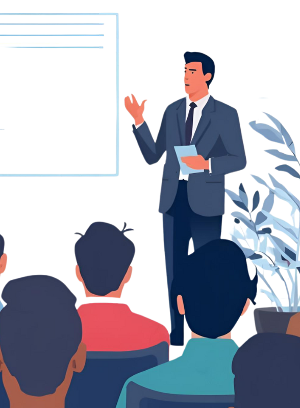 Ilustrasi acara seminar